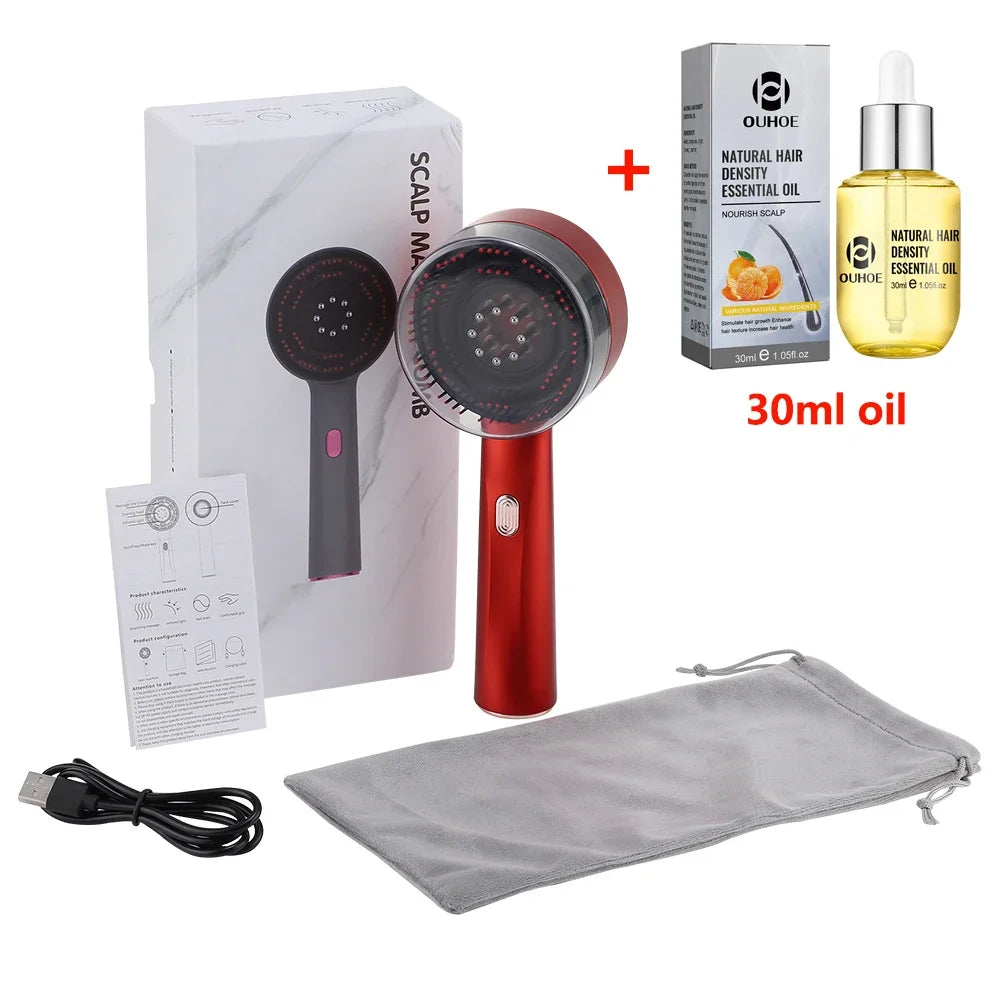 Ivalory 3 Modes Electric Massage Comb Portable Red Light