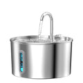 Ivalory FreshFlow Fountain – 2.2L Stainless Steel Pet Water Fountain