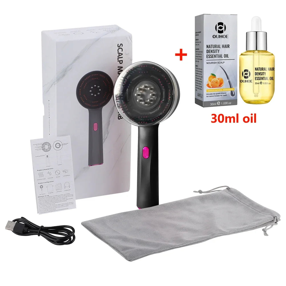 Ivalory 3 Modes Electric Massage Comb Portable Red Light