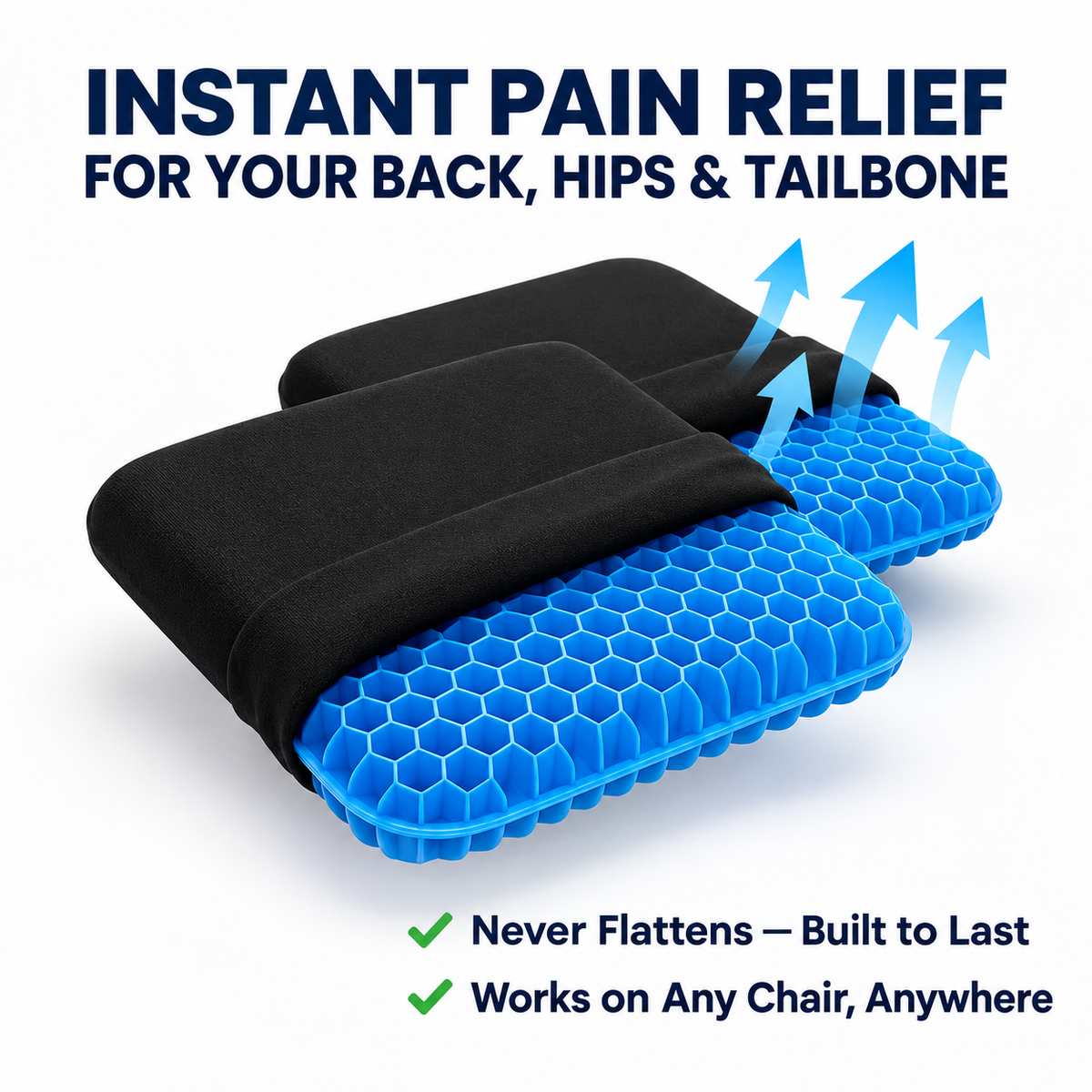 100% Gel Seat Cushion