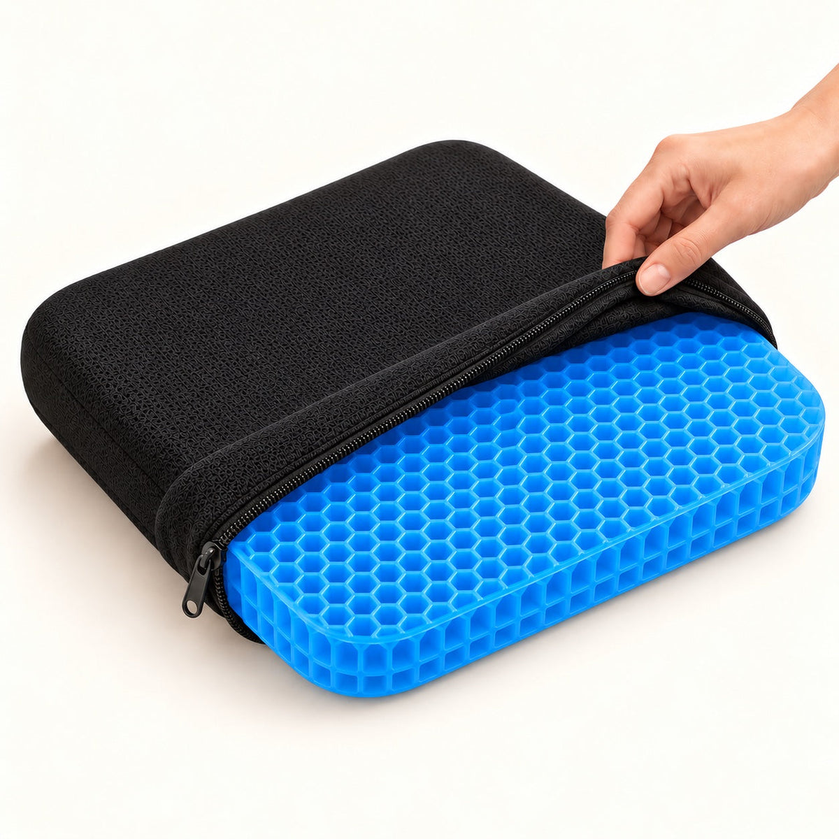 Cover view matching the same two-tier honeycomb gel construction as the main image