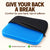 Gel cushion with straight sides and rounded corners; flexible honeycomb gel and removable cover
